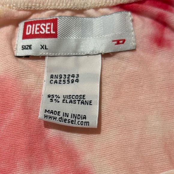 DIESEL JUNIOR TYE DIE ASYMMETRICAL DRESS - Picture 6 of 11